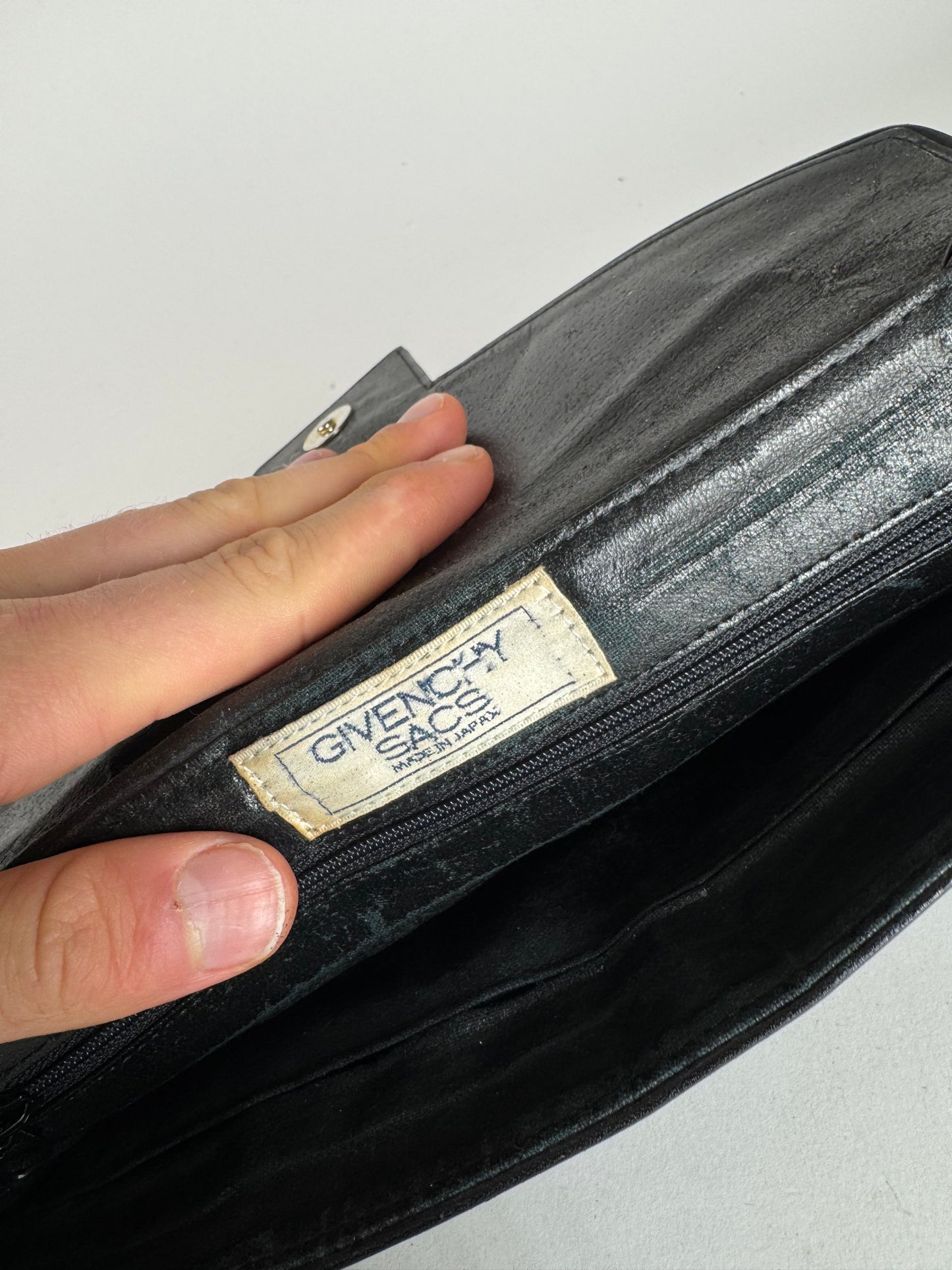 Vintage Givenchy 4G Leather Bag Black