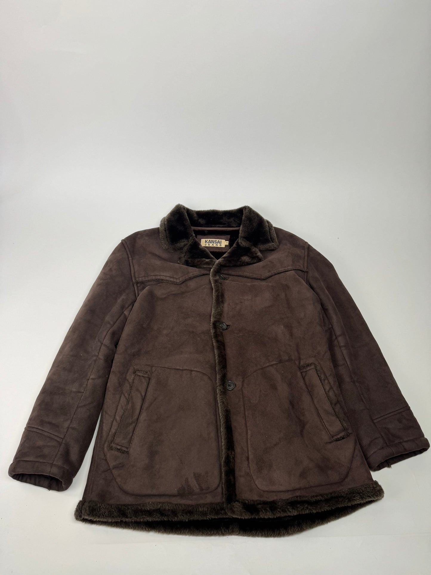 Vintage Kansai Yamamoto Parka Unisex Brown S/M