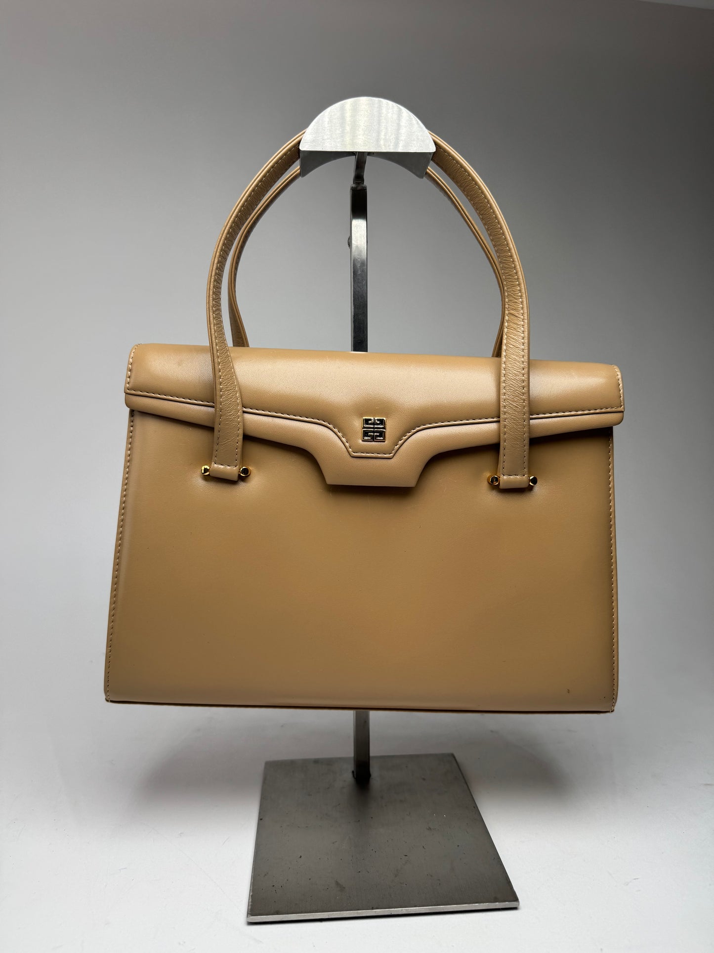 Vintage Givenchy 4G leather Bag caramel Brown