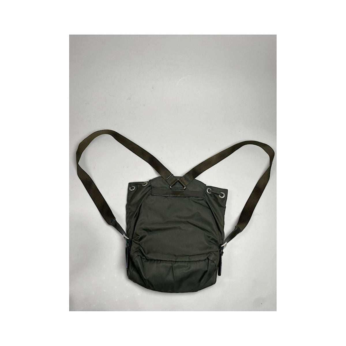 Prada Green Polyester Backpack image 5