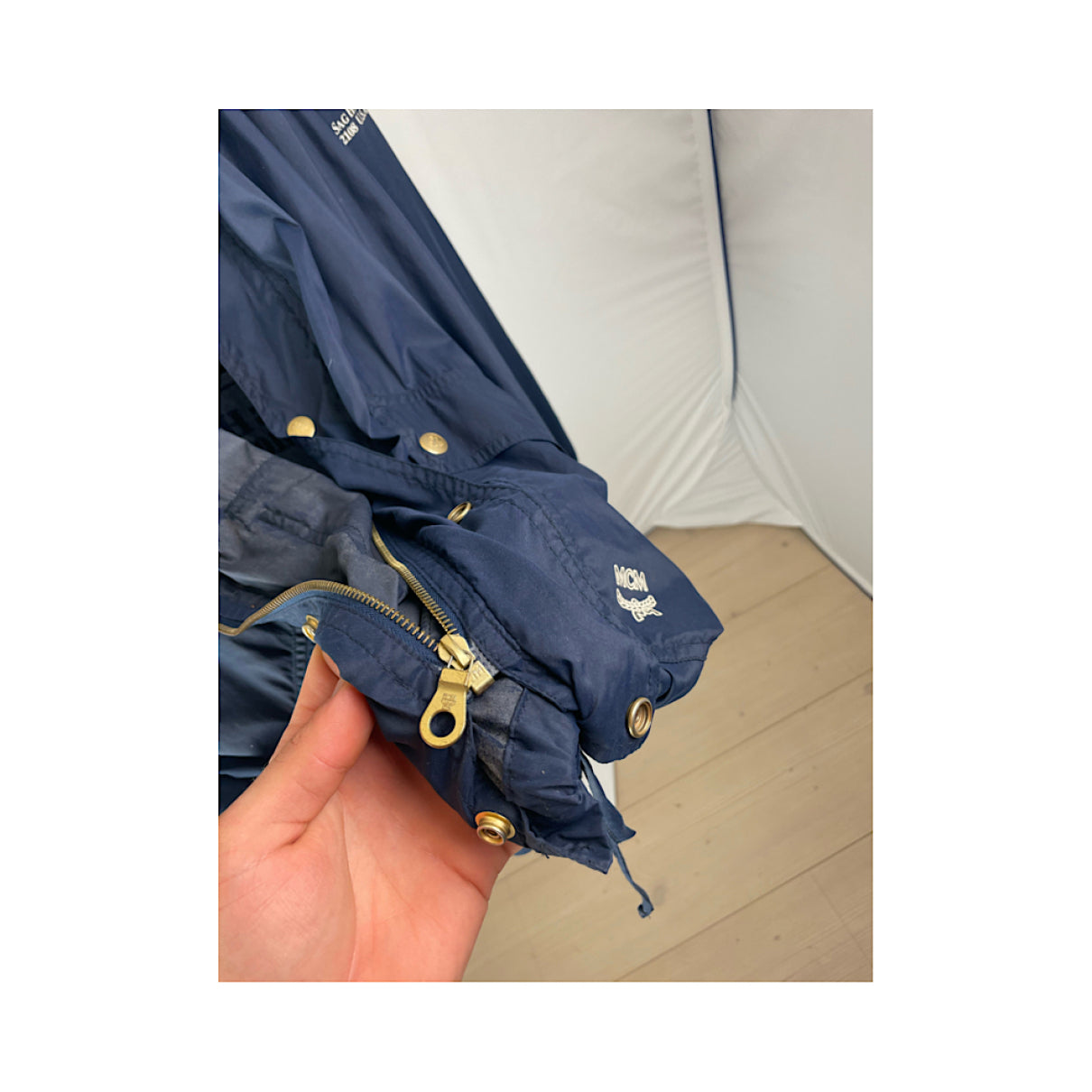 MCM Navy Polyester Jacket image 5