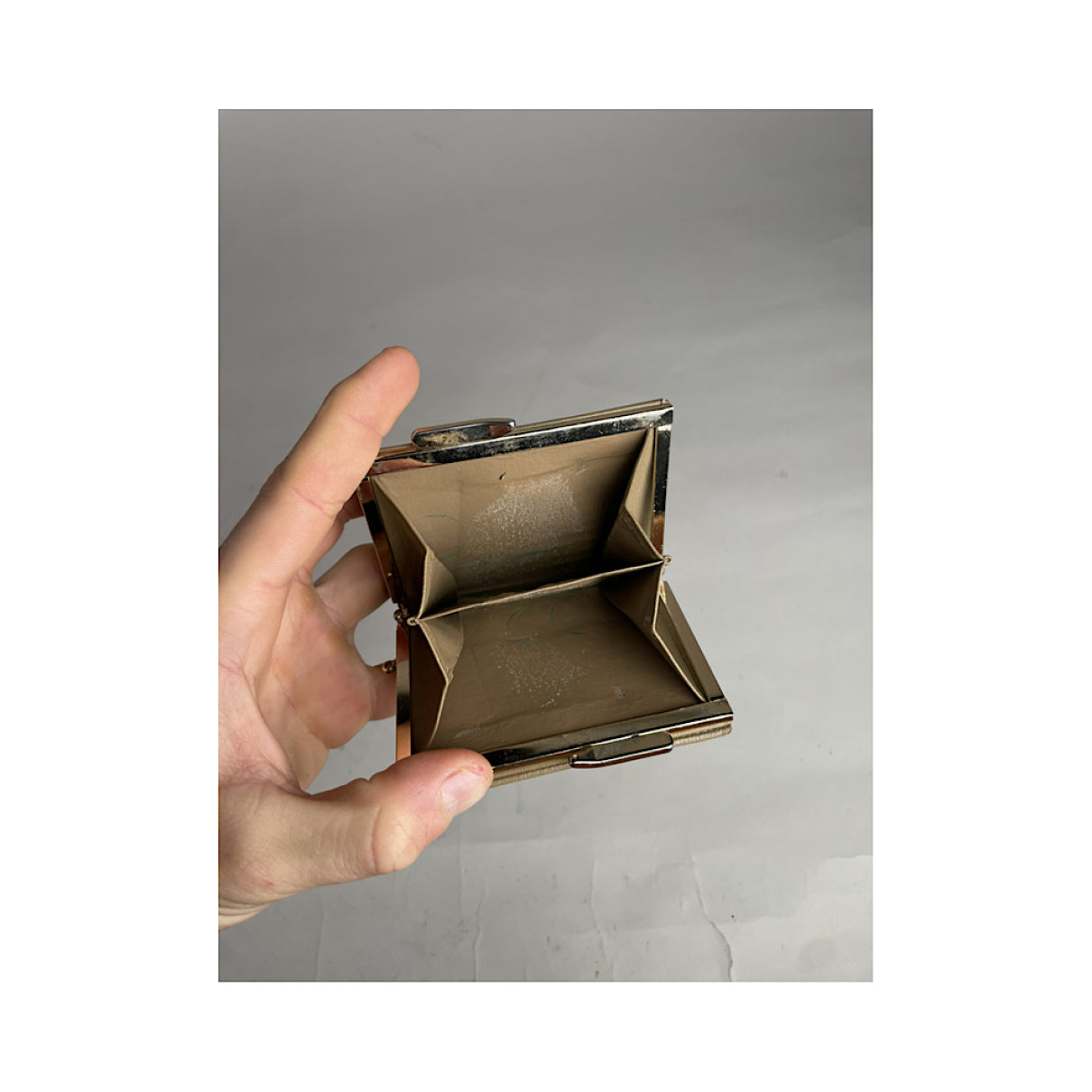 Yves Saint Laurent Beige Linen Purse image 5