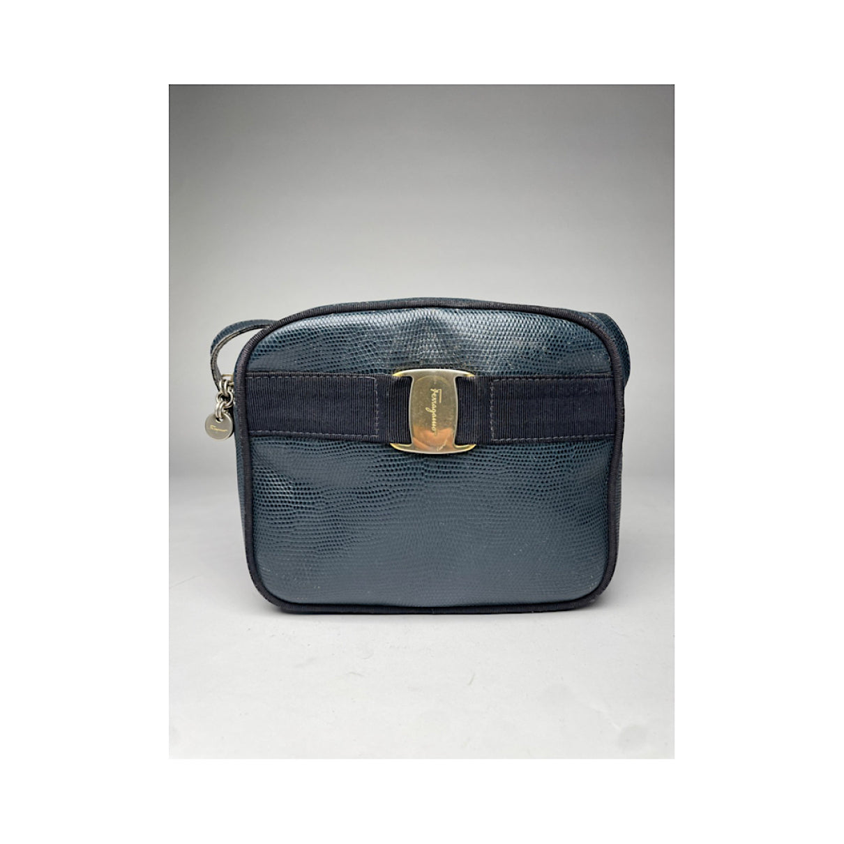 Salvatore Ferragamo Black Leather Handbag image 5