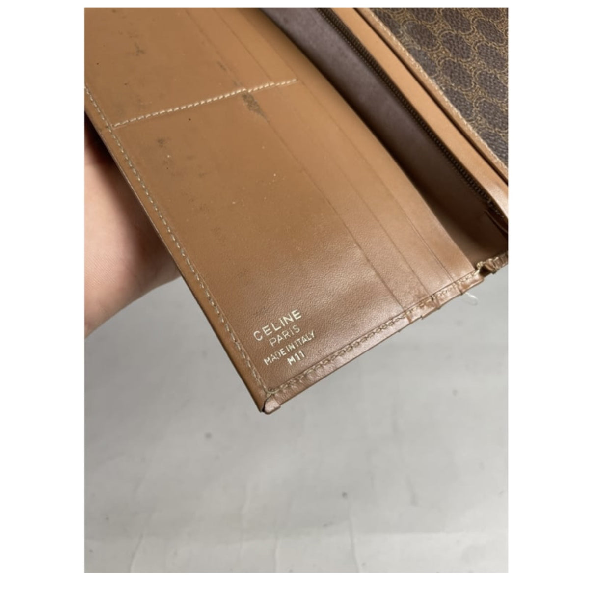 Celine Brown Leather Purse image 5