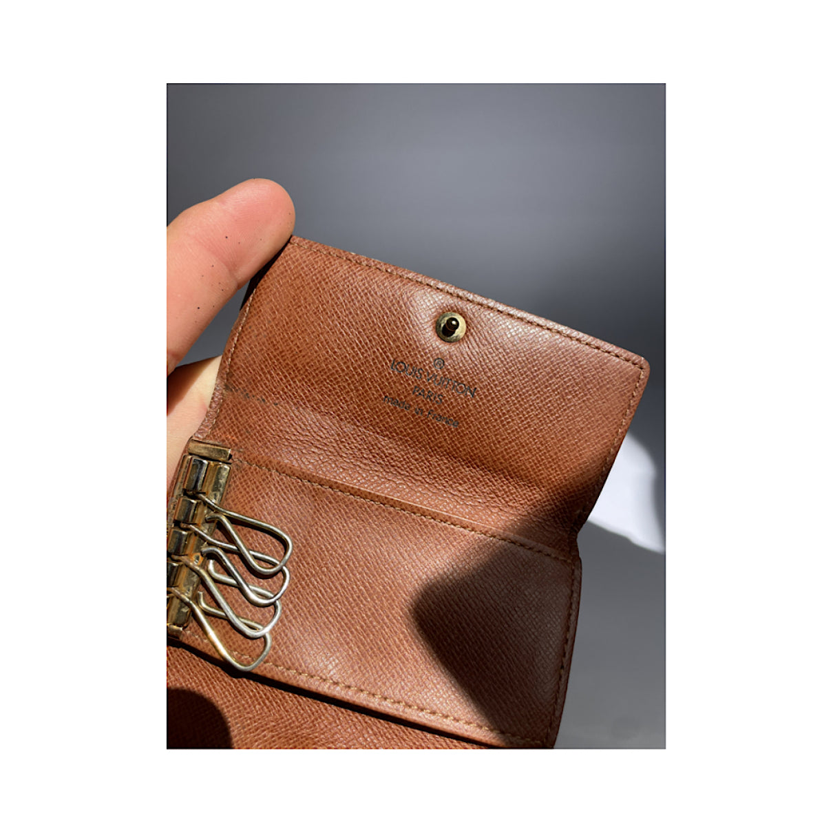 Louis Vuitton Lockme Brown Leather Purse image 5