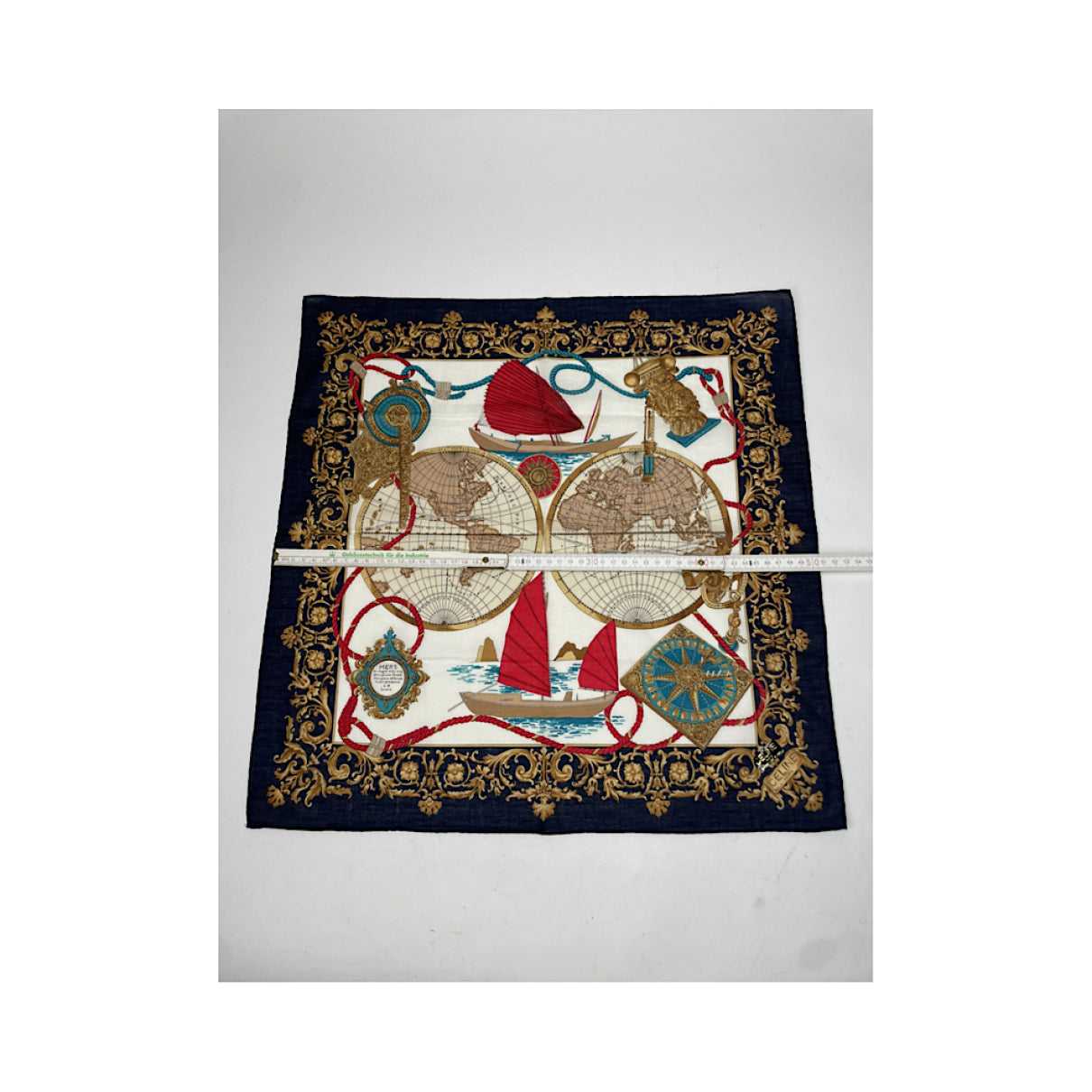 Celine Gold Silk Silk Handkerchief image 5