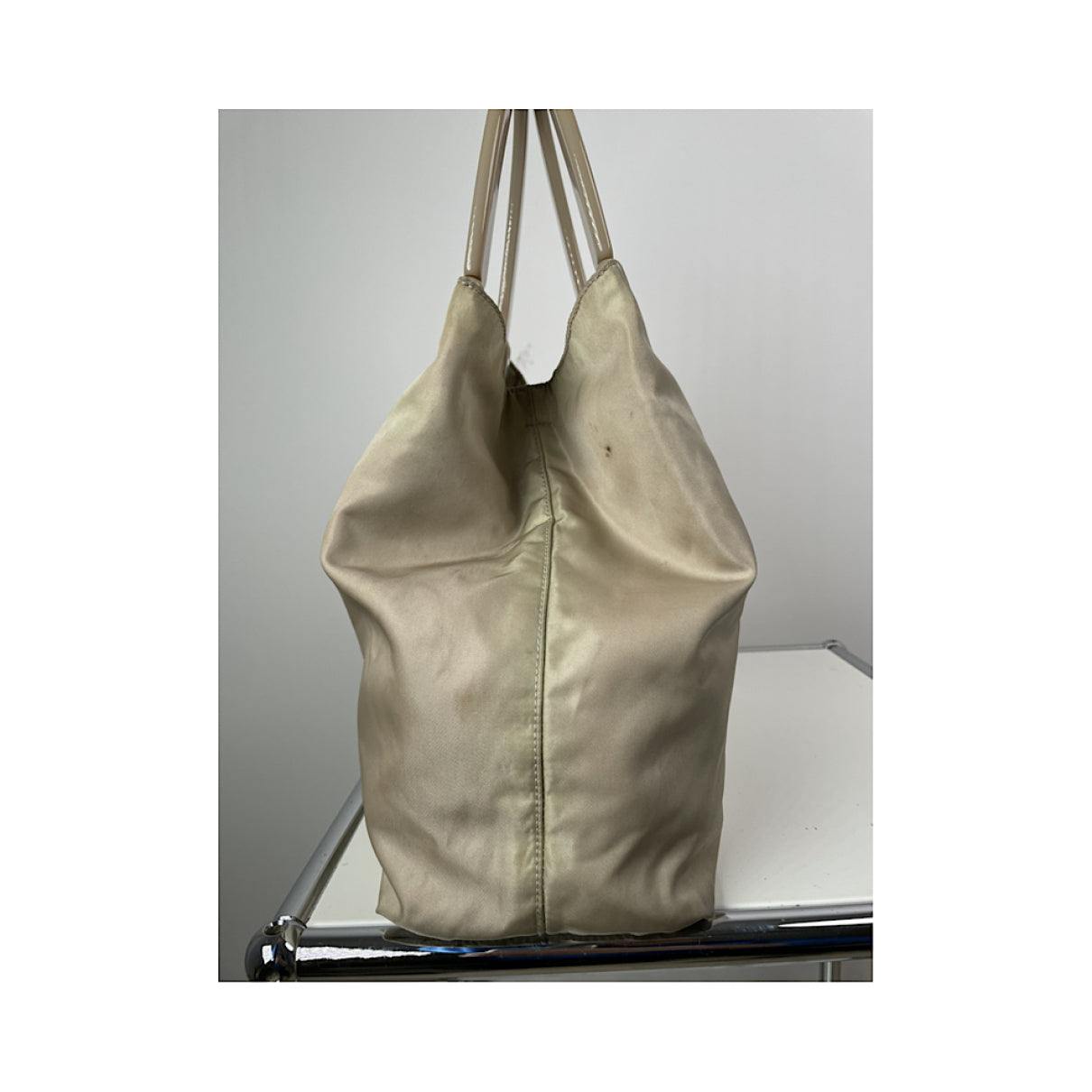 Prada Tessuto city Beige Polyester Handbag image 5