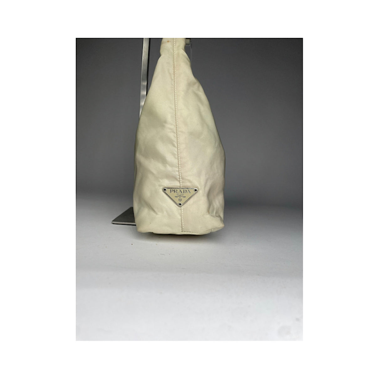 Prada Cleo Beige Polyester Handbag image 5