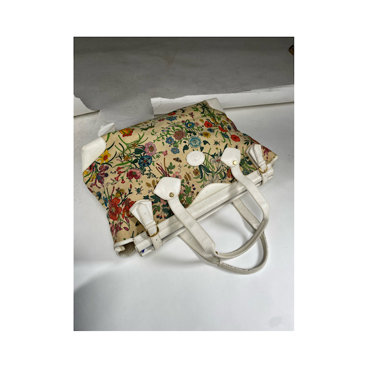 Gucci Boston Multicolour Leather Handbag image 5