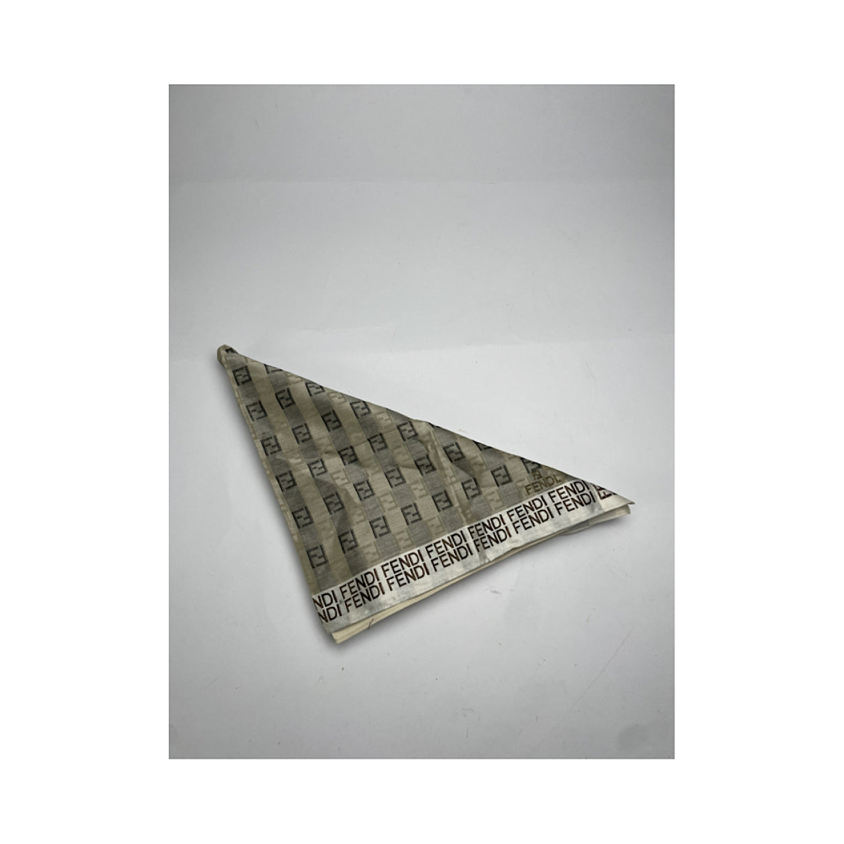 Fendi Green Silk Scarf image 5