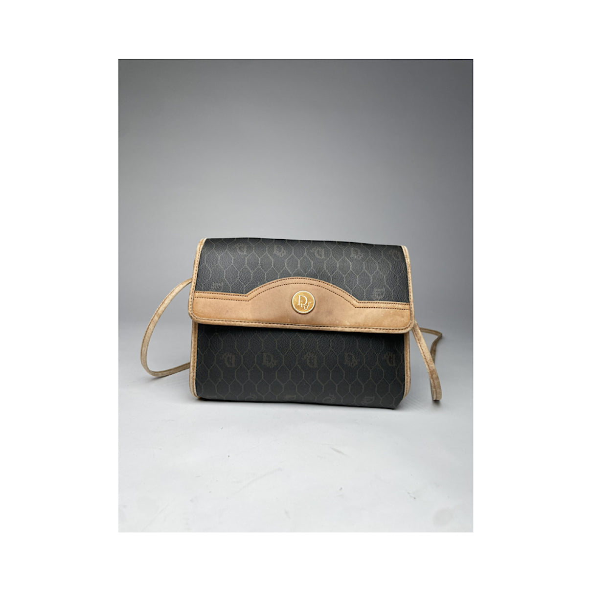 Dior Saddle Trio Black Leather Handbag image 5