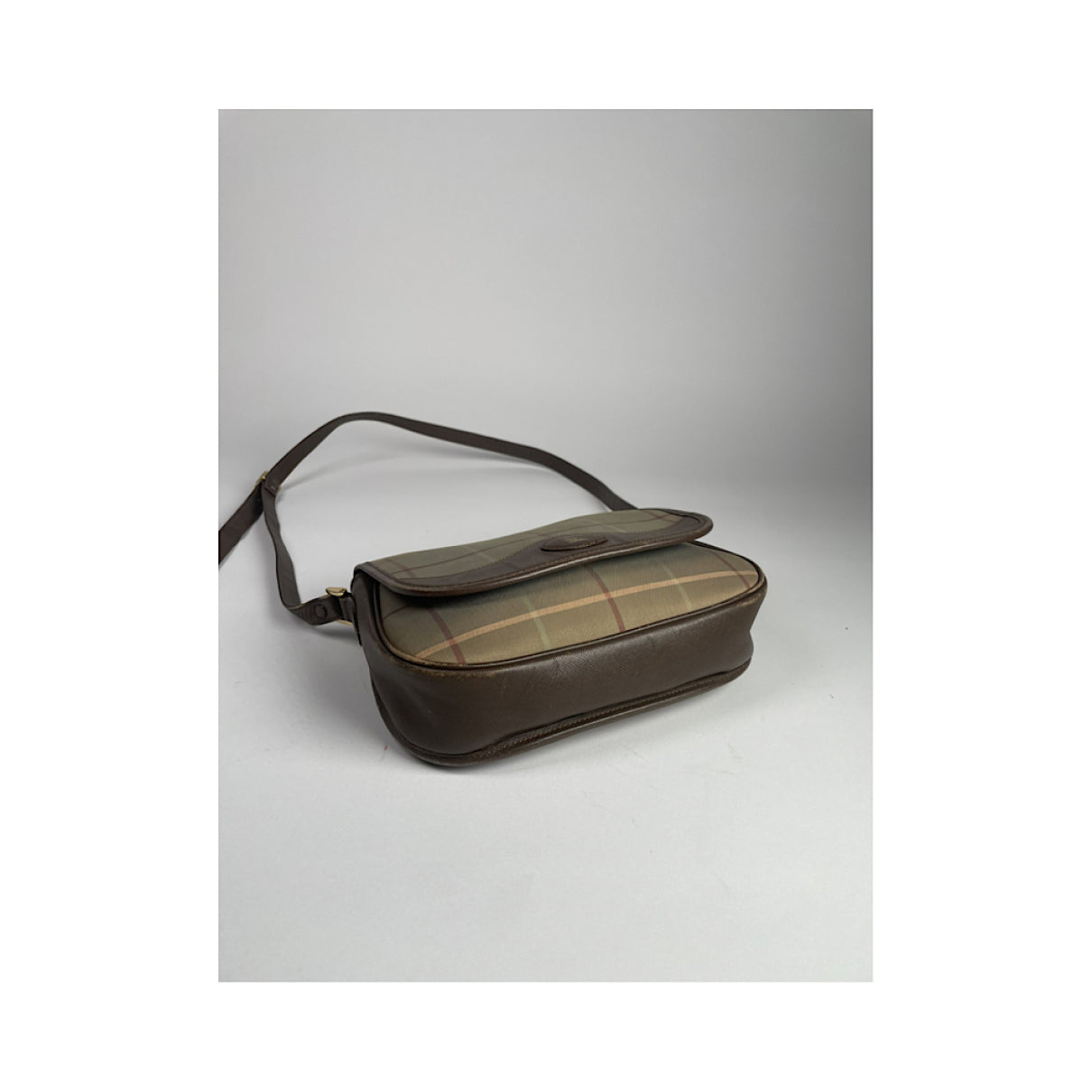 Burberry The Link Brown Leather Handbag image 5