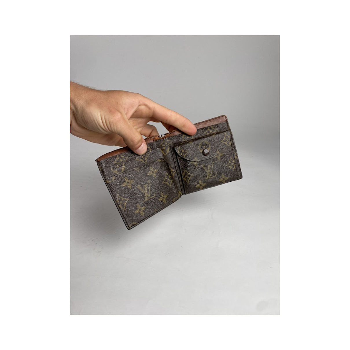 Louis Vuitton Anaé Brown Leather Purse image 5