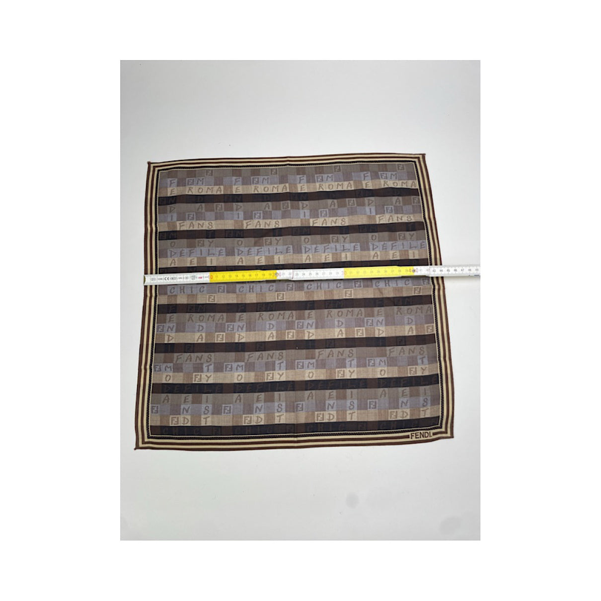 Fendi Purple Silk Scarf image 5