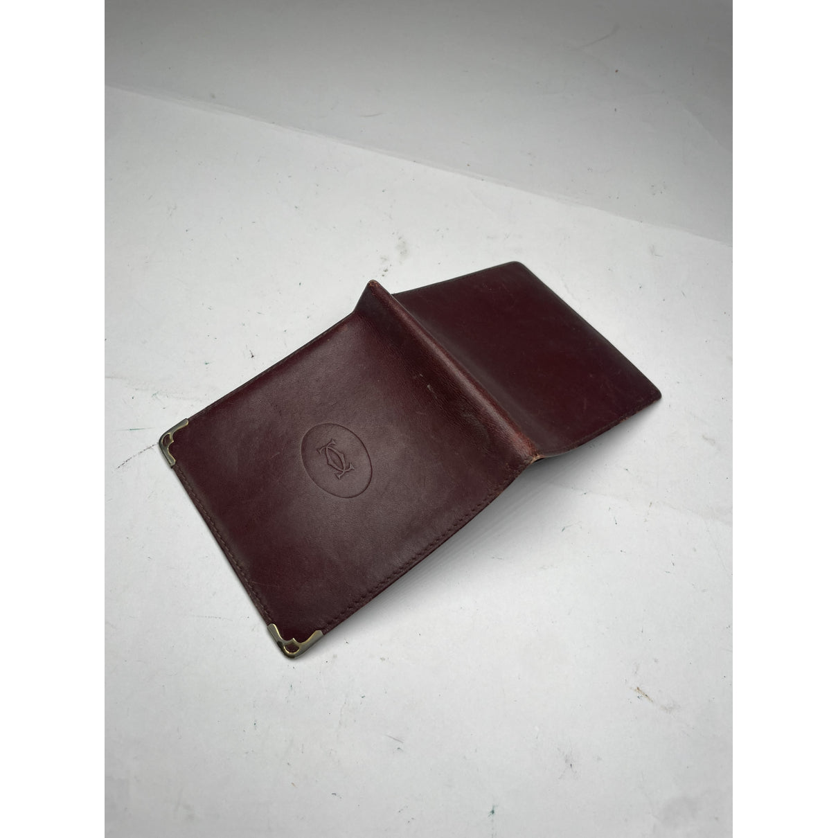 Cartier Burgundy Patent Leather Purse image 5