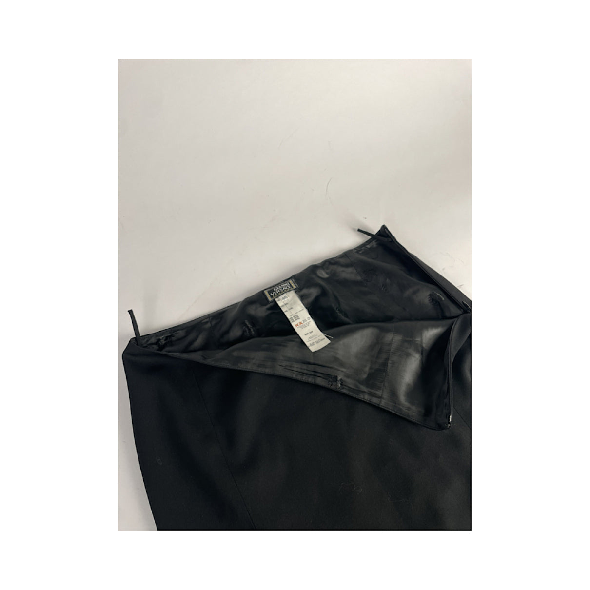 Gianni Versace Black Wool Skirt image 5