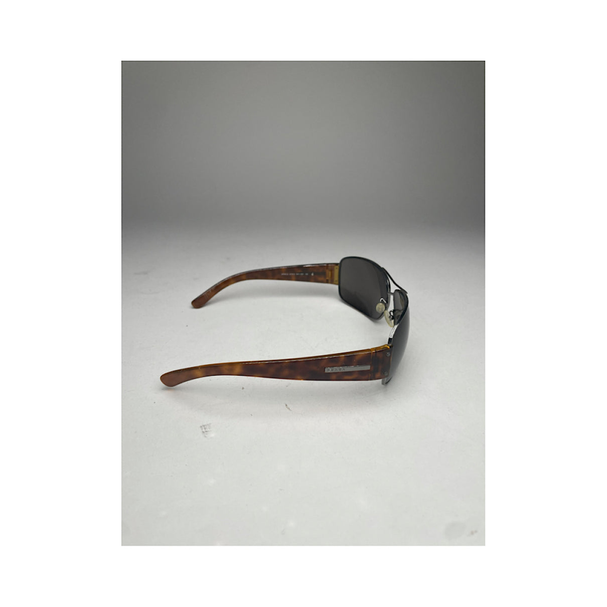 Prada Brown Plastic Sunglasses image 5