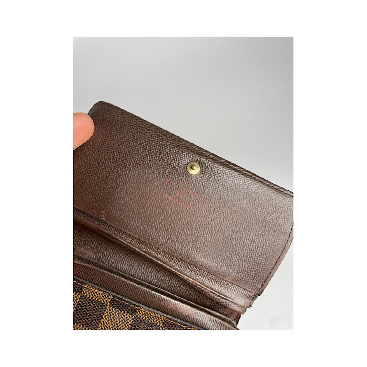 Louis Vuitton Pallas Brown Leather Wallet image 5