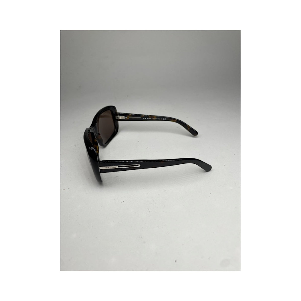 Prada Black Plastic Sunglasses image 5