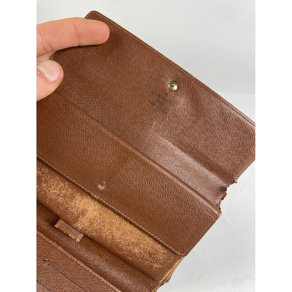 Louis Vuitton Flore Brown Leather Wallet image 5