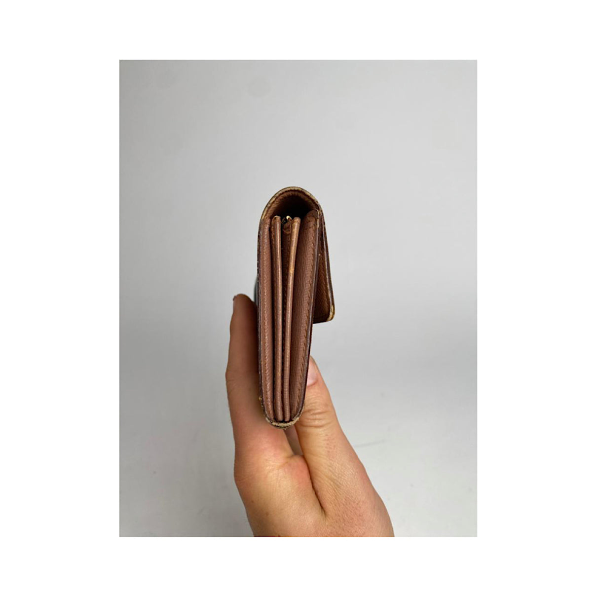 Louis Vuitton Flore Brown Leather Wallet image 5