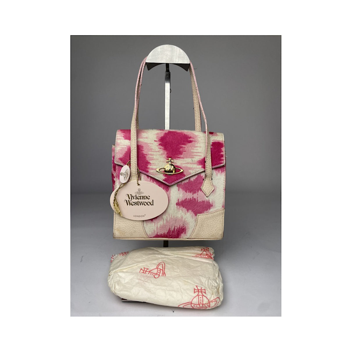 Vivienne Westwood Pink Fur Handbag image 5