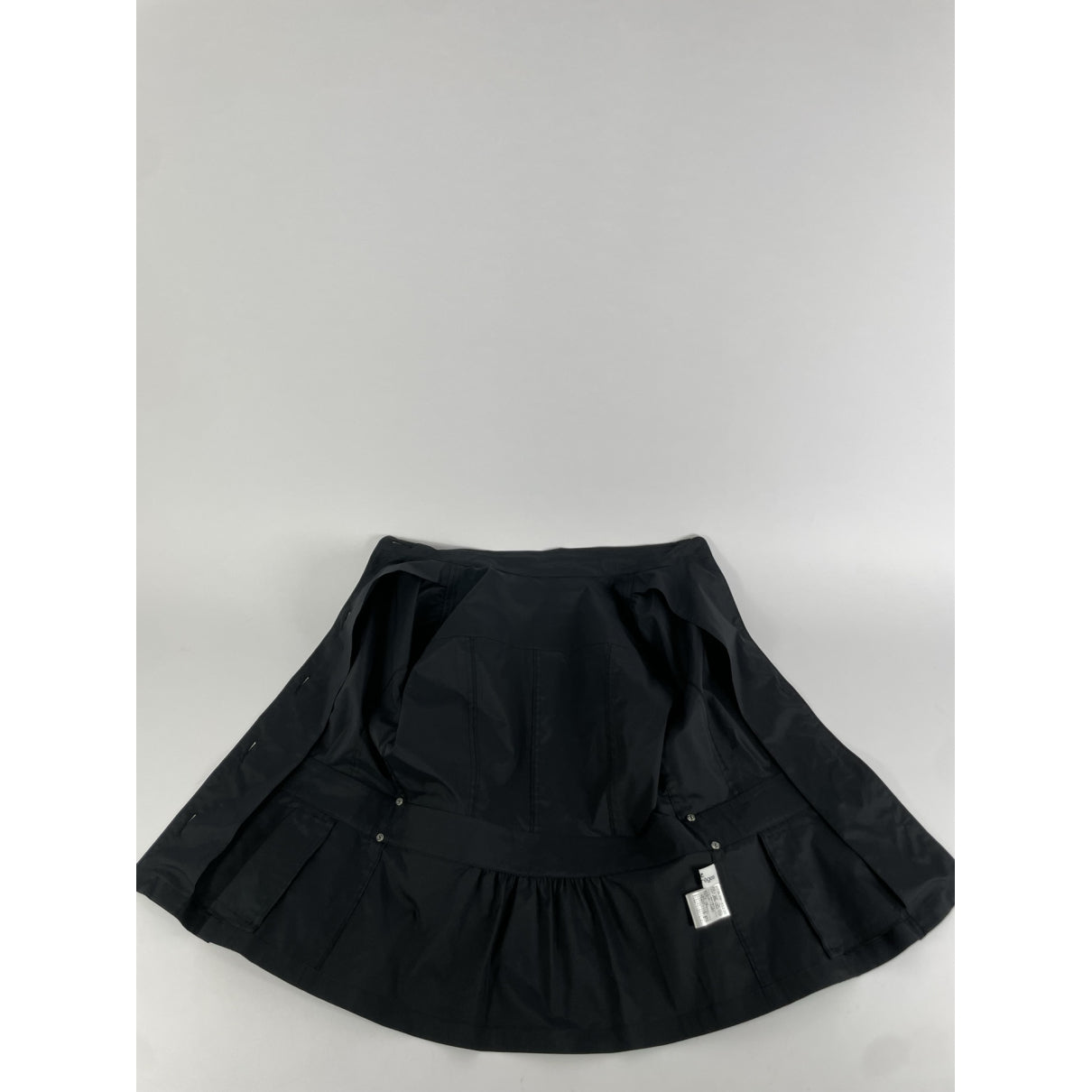 Courrèges Black Polyester Trench Coat image 5