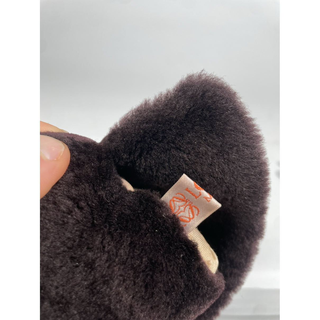 Loewe Purple Leather Glove image 5