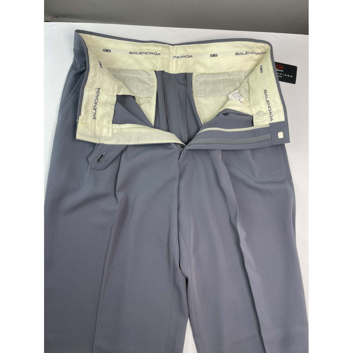 Balenciaga Grey Polyester Trouser image 5