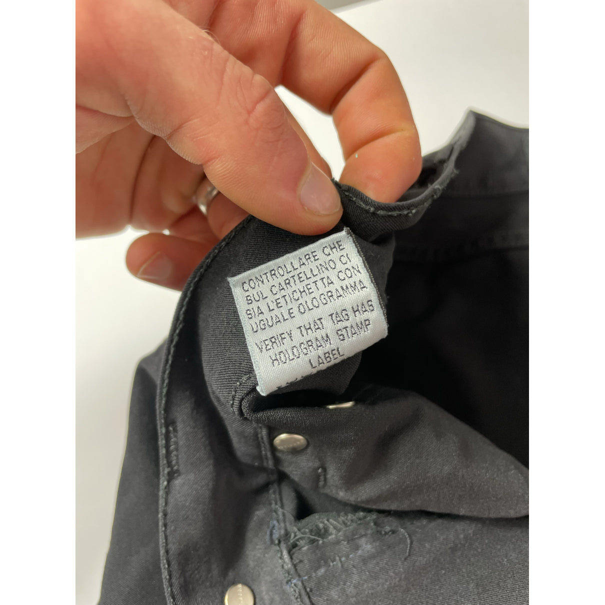 Versace Black Polyester Trouser image 5