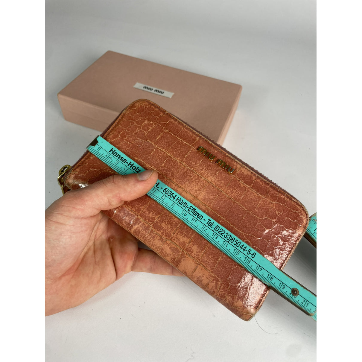 Miu Miu Brown Leather Wallet image 5