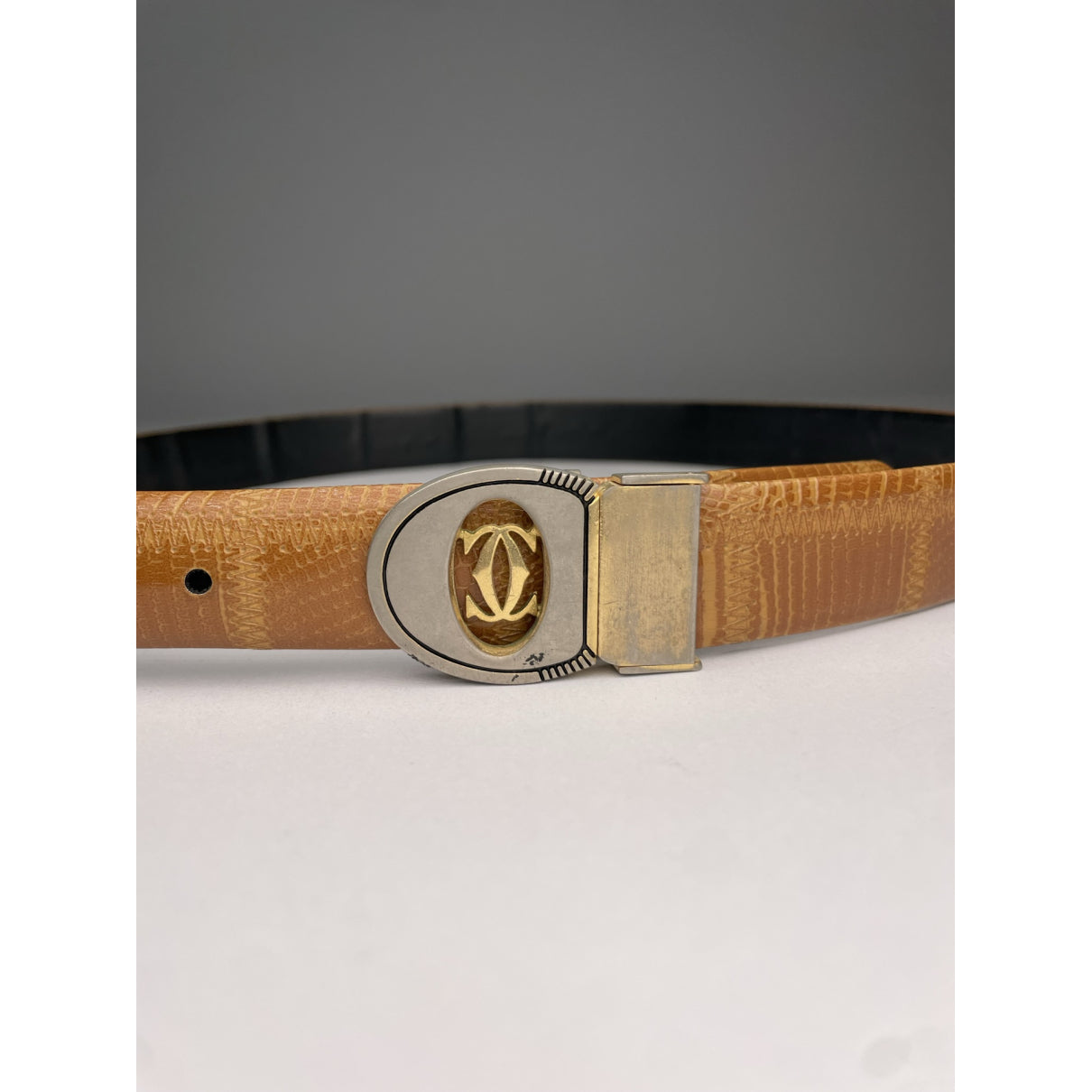 Cartier Brown Leather Belt image 5