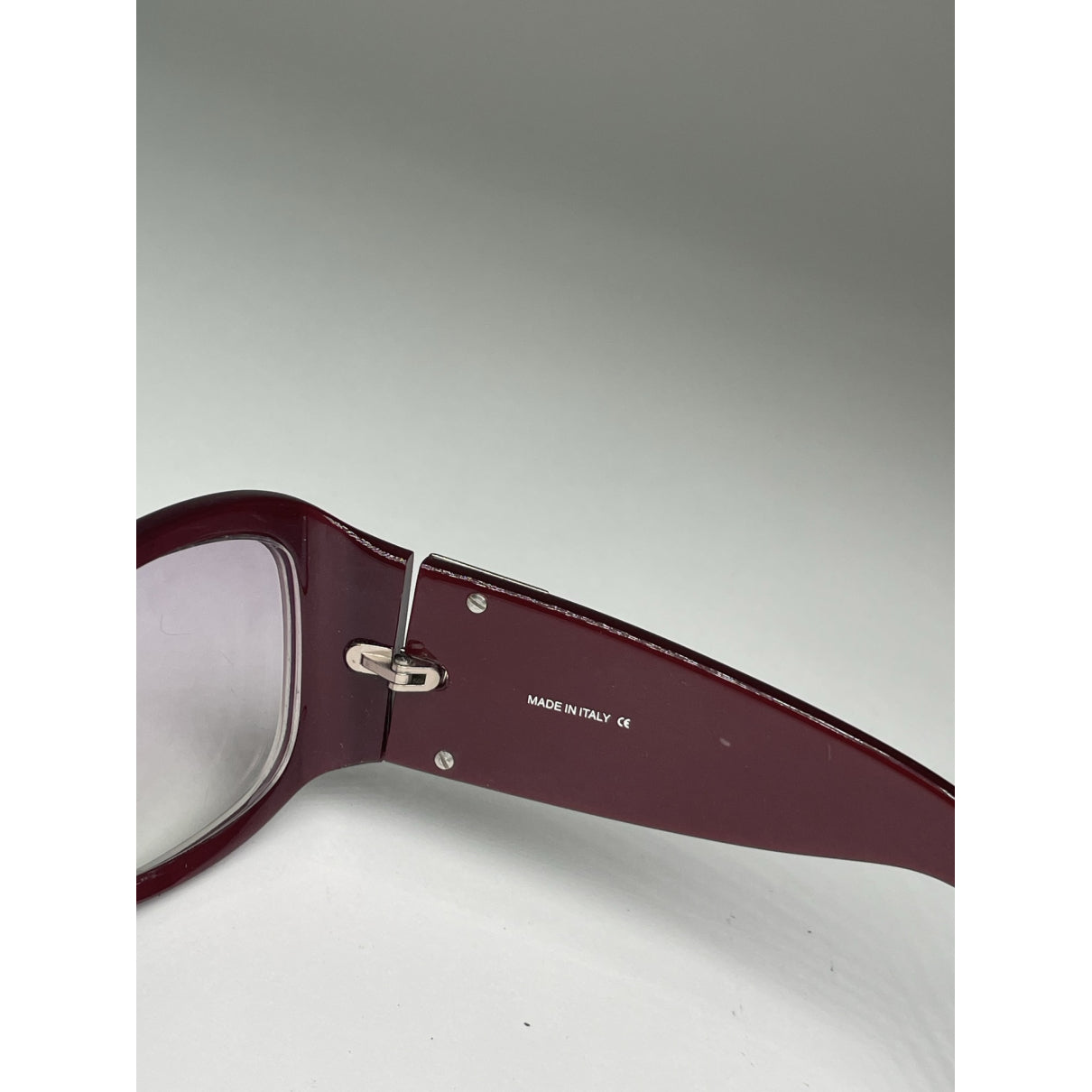 Celine Purple Plastic Sunglasses image 5