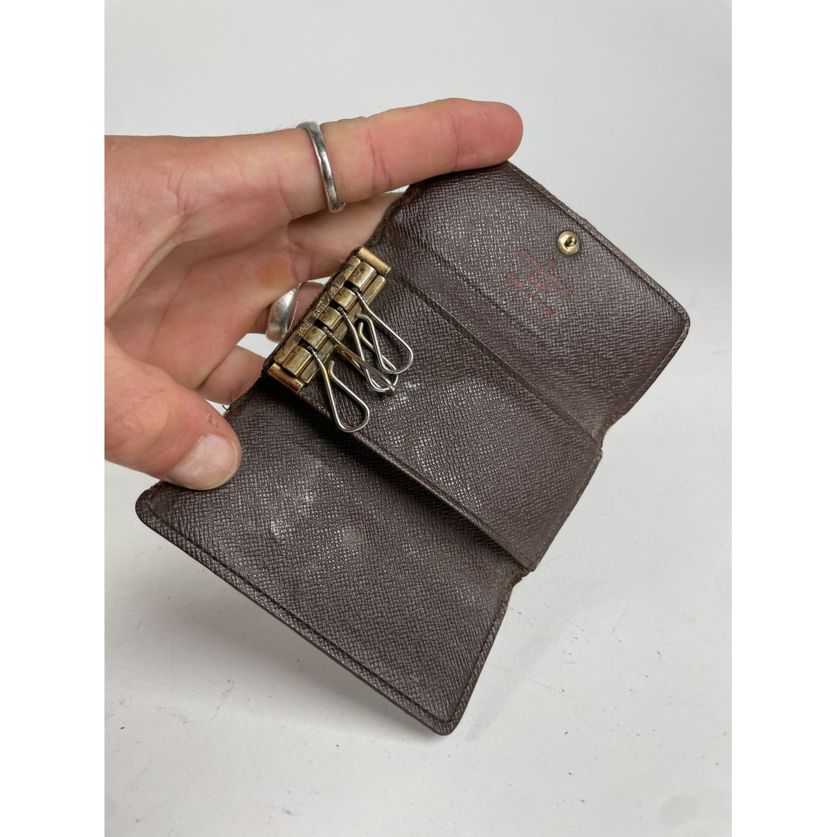 Louis Vuitton Lockme Brown Leather Purse image 5