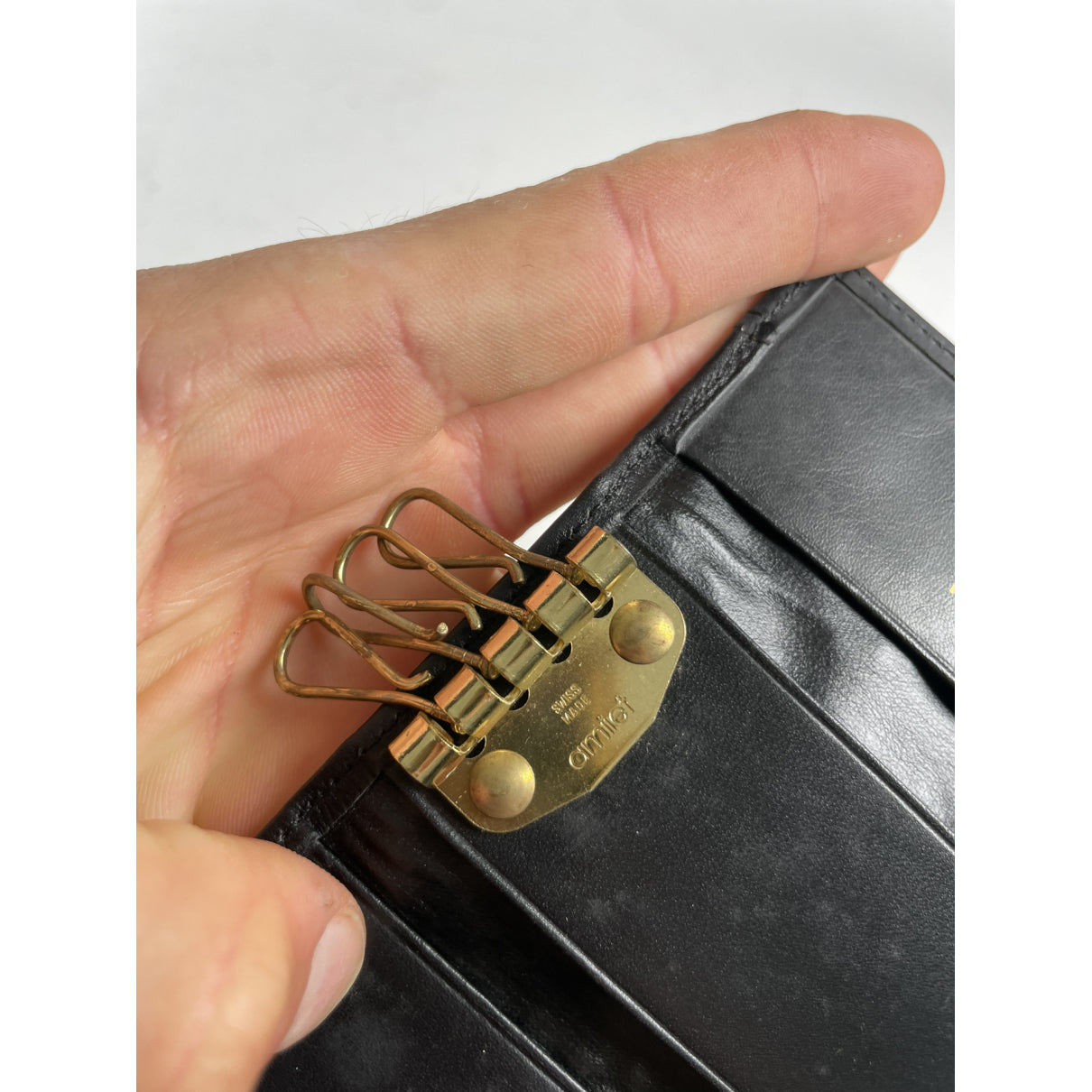 Courrèges Black Leather Purse image 5