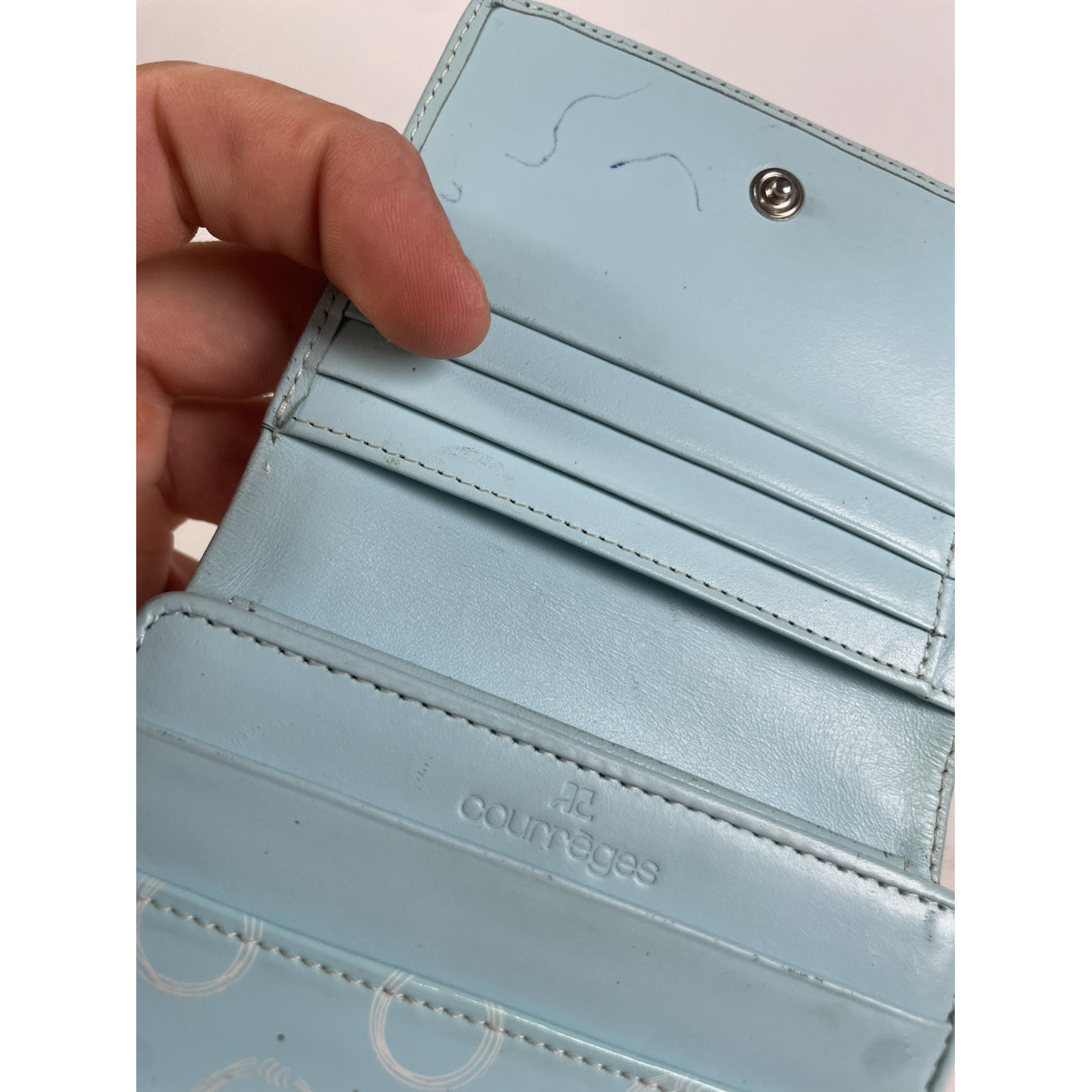 Courrèges Black Leather Wallet image 5