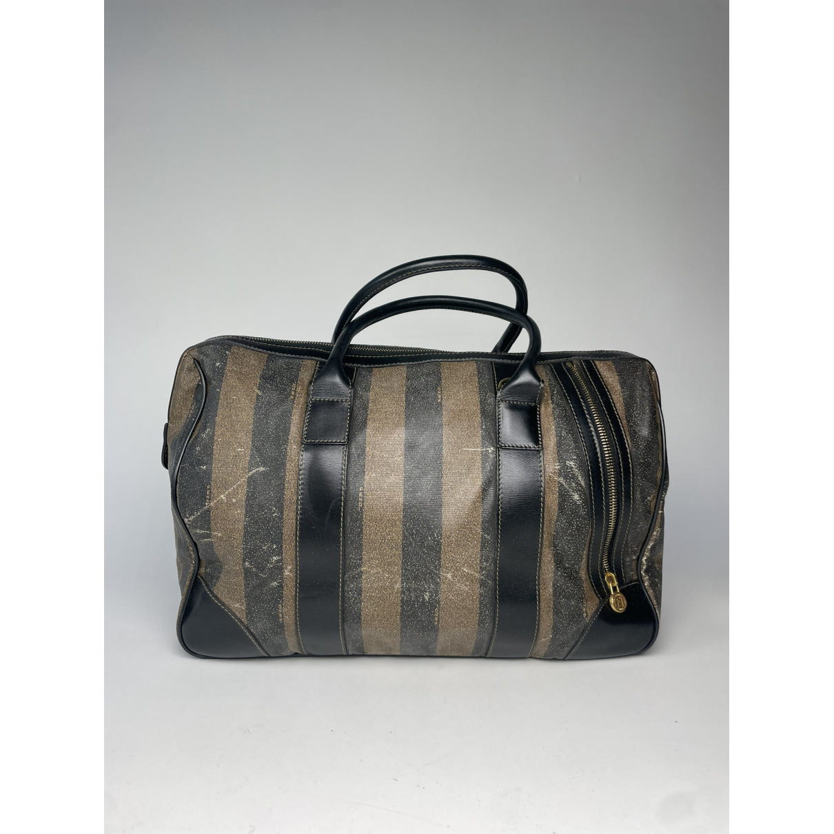 Fendi Baguette Brown Leather Travel Bag image 5