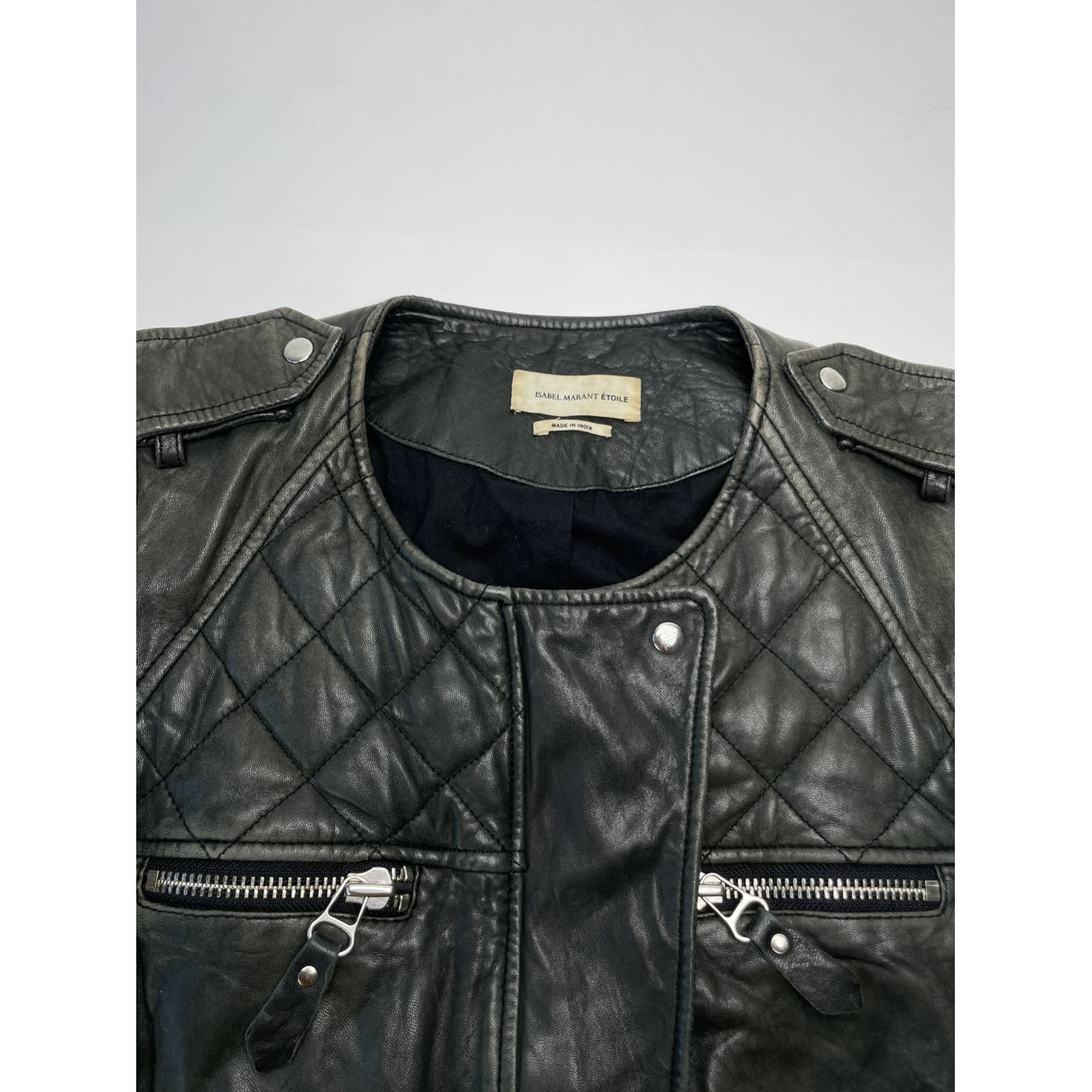 Isabel Marant Etoile Black Leather Jacket image 5