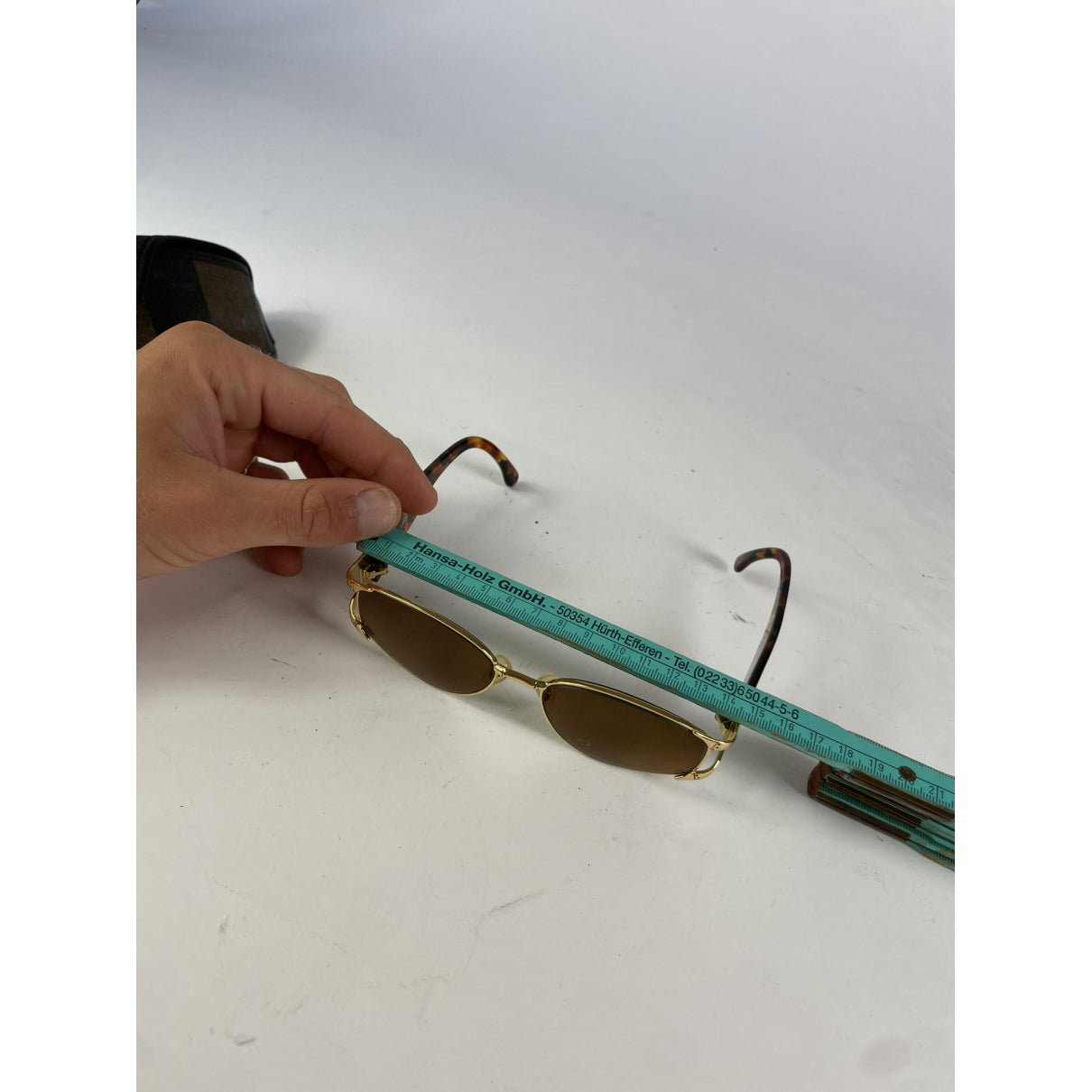 Fendi Black Metal Sunglasses image 5