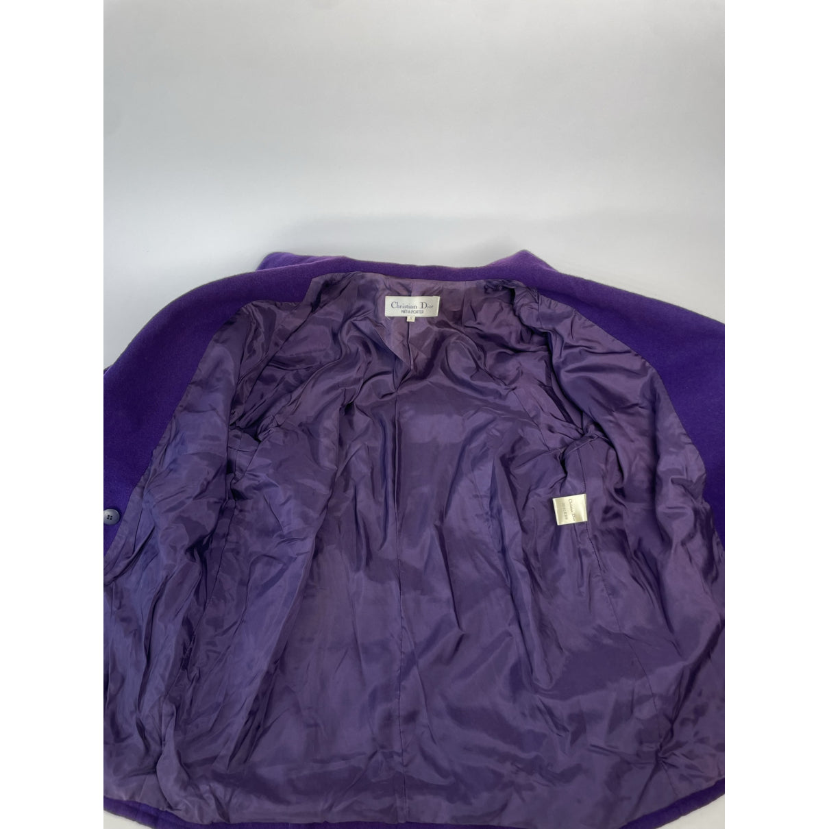 Dior Purple Wool Coat image 5