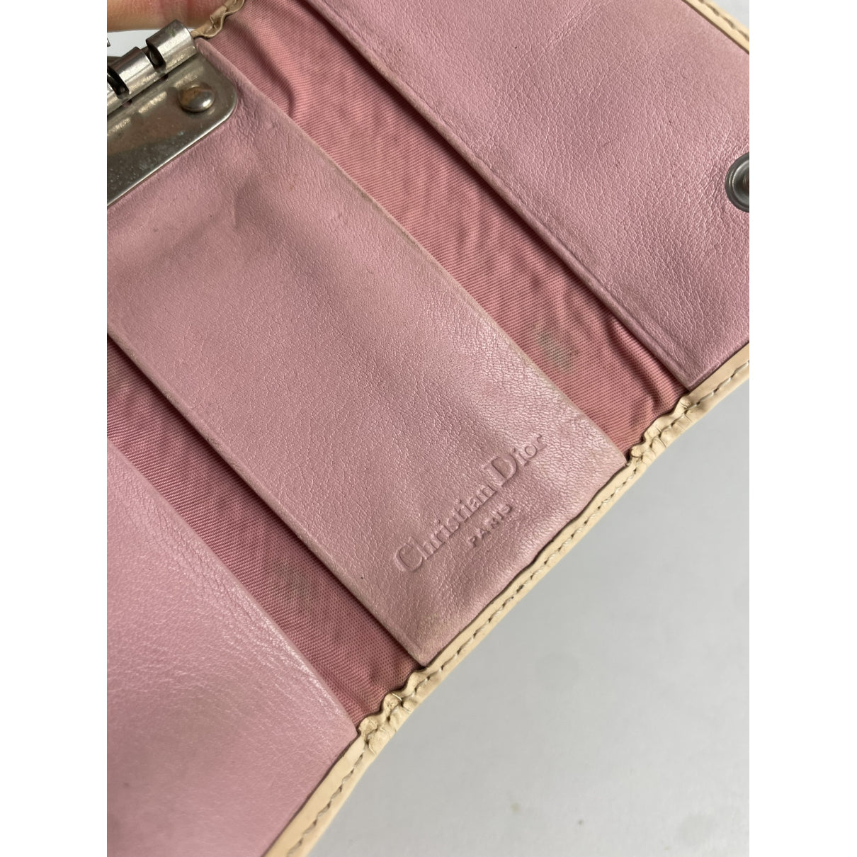 Dior Saddle Pink Leather Purse image 5