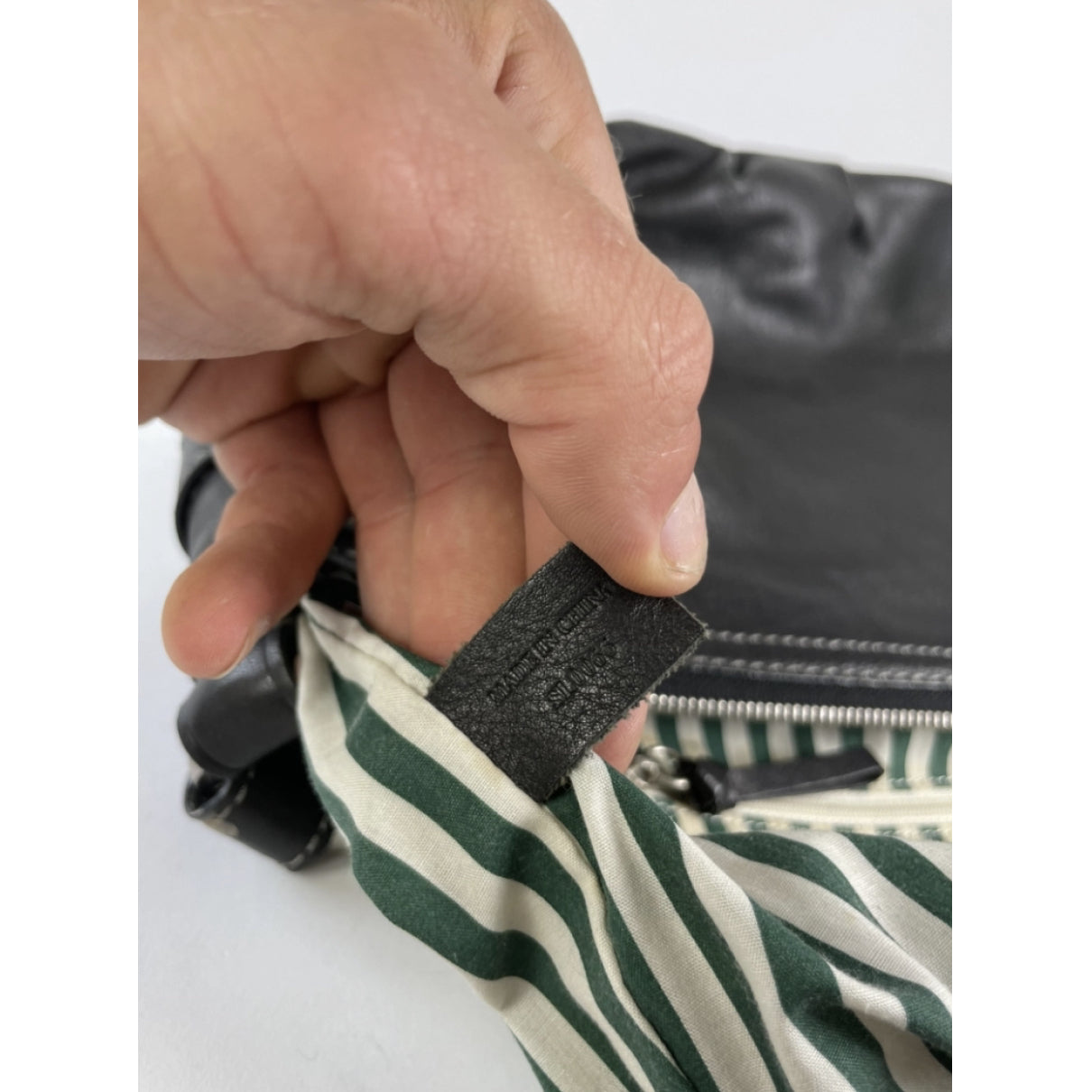 Givenchy Moon Cut Out Black Leather Handbag image 5