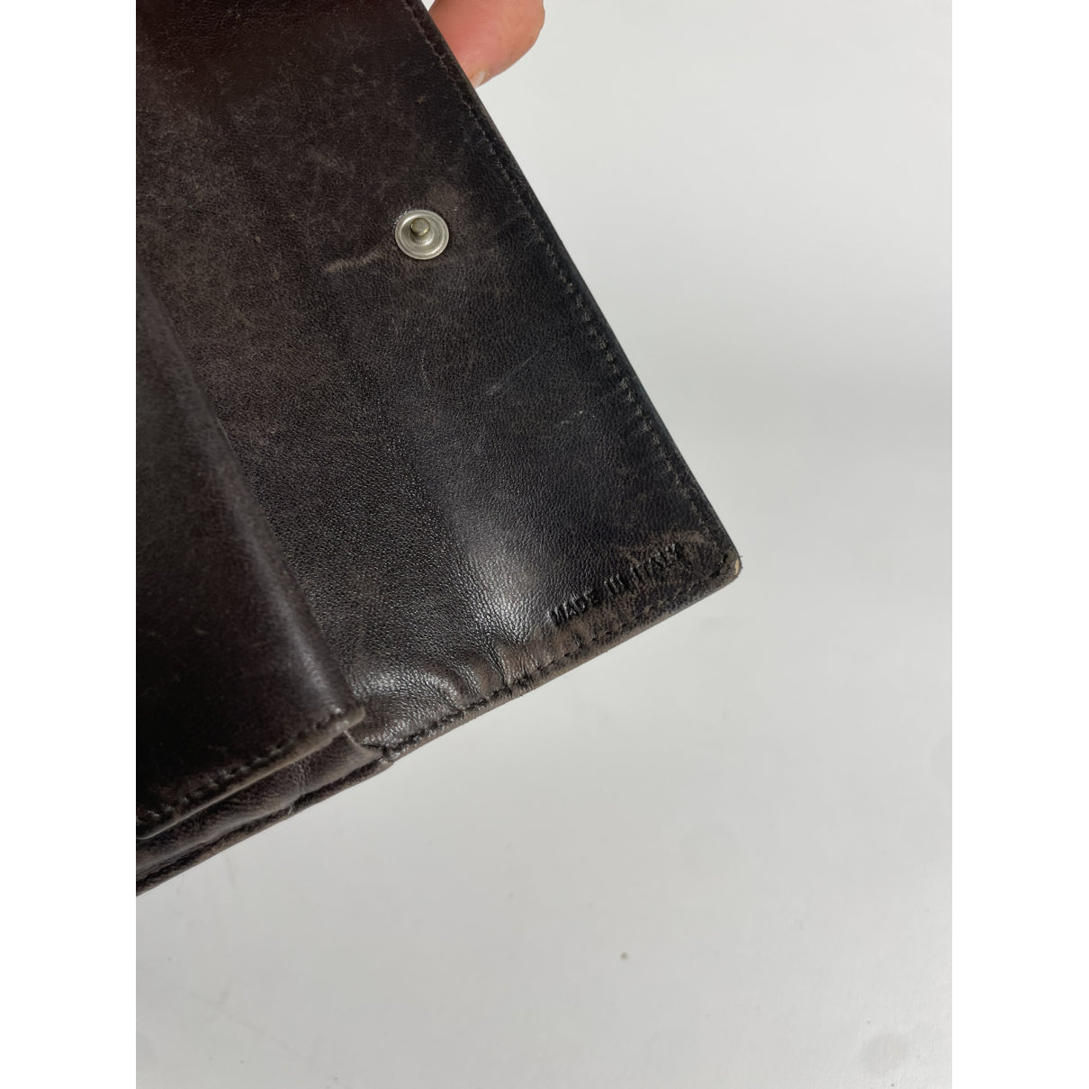 Prada Black Leather Wallet image 5