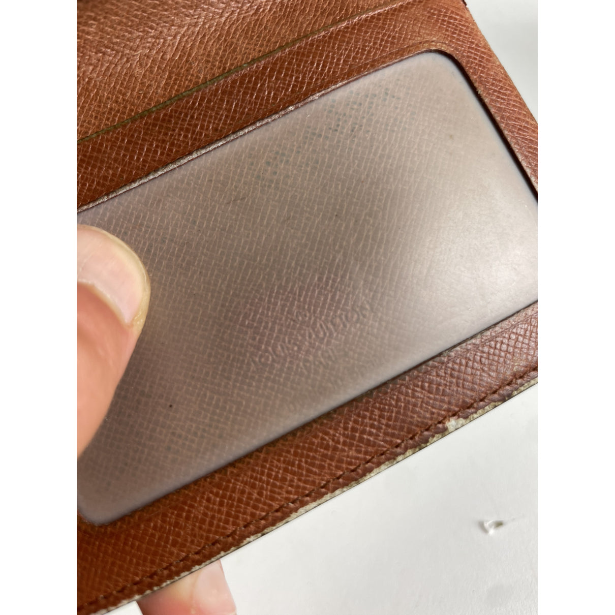 Louis Vuitton Brown Leather Purse image 5