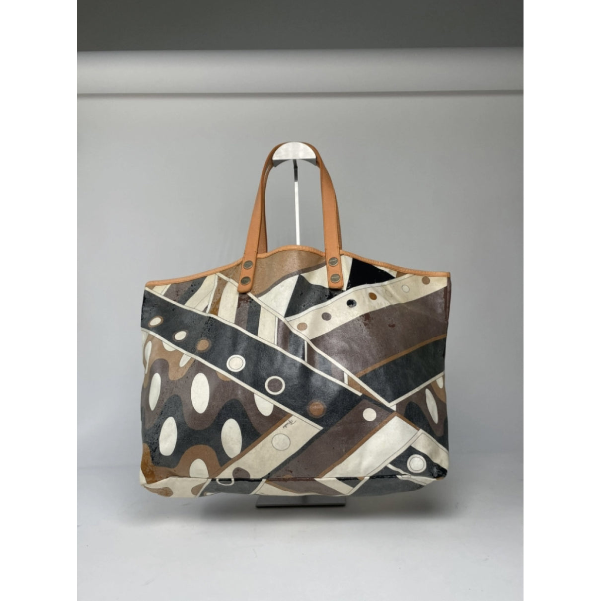 Emilio Pucci Orange Leather Handbag image 5