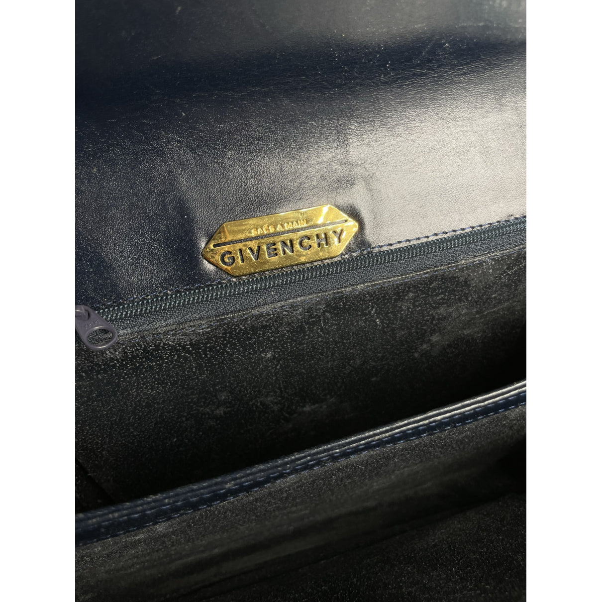 Givenchy 4G Navy Leather Handbag image 5