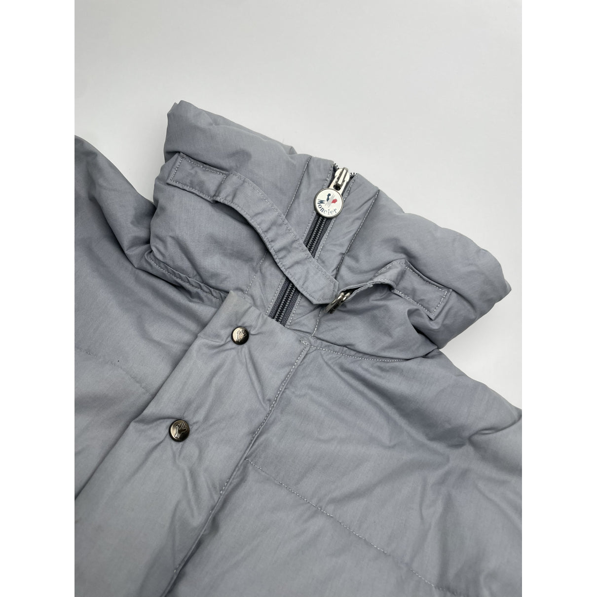 Moncler Classic Grey Polyester Jacket image 5