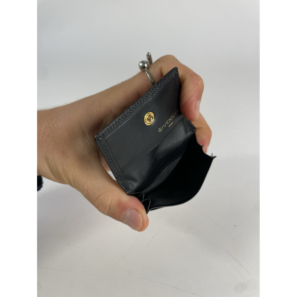 Givenchy Black Leather Purse image 5