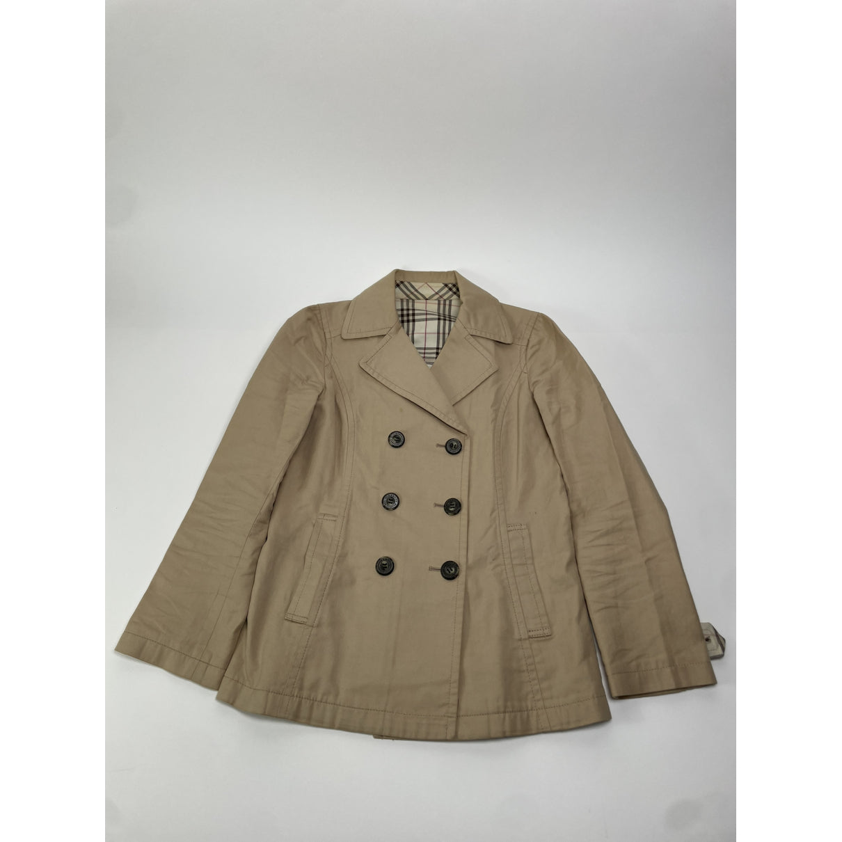 Burberry Waterloo Beige Cotton Trench Coat image 5