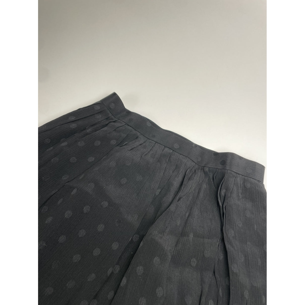 Dior Black Silk Skirt image 5
